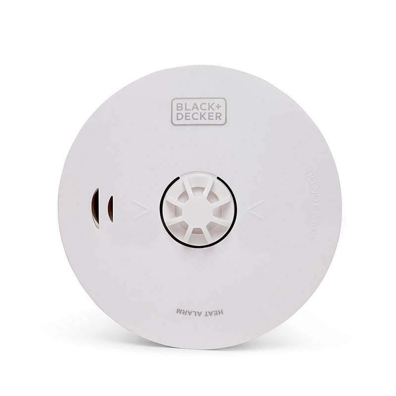 Black + Decker Kitchen Heat Alarm. 10 Year Sealed Lithium Battery Life.