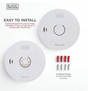 Black + Decker Kitchen Heat Alarm. 10 Year Sealed Lithium Battery Life.