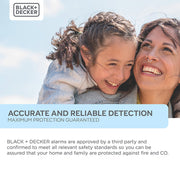 Black + Decker Kitchen Heat Alarm. 10 Year Sealed Lithium Battery Life.