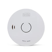 Black + Decker Smoke Alarm. 10 Year Sealed Lithium Battery Life. Optical Sensor.