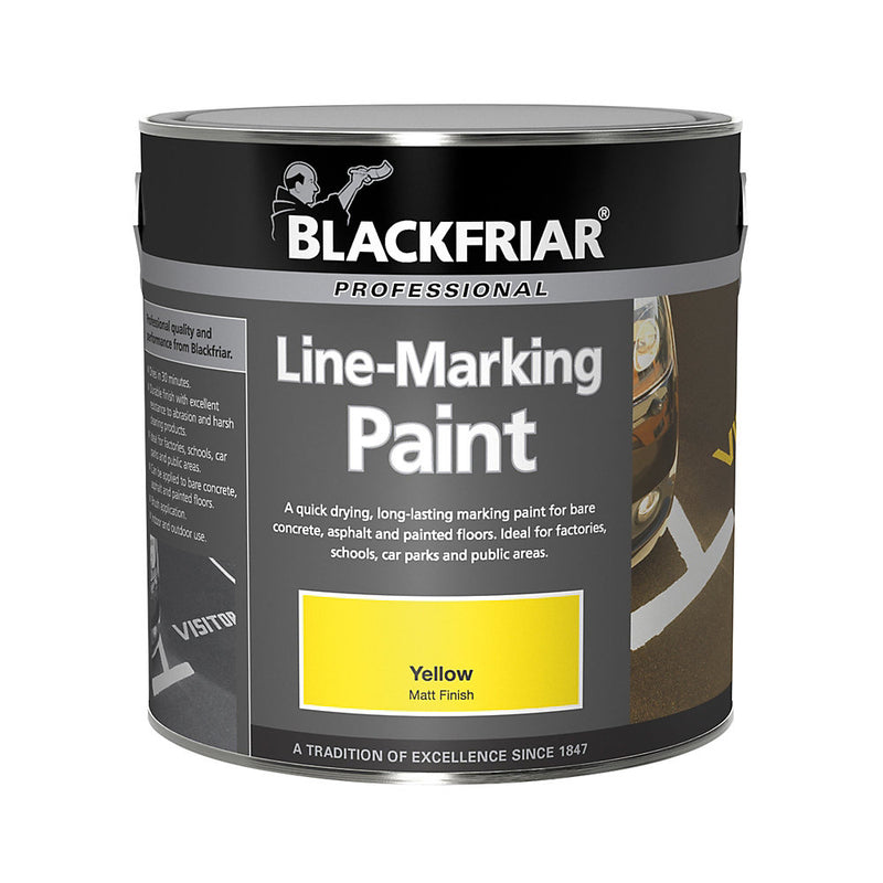 Blackfriar Professional Line Marking Paint - Yellow 1 Litre