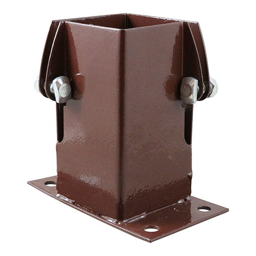 TIMCO Flush Fit Bolt Down Post Support Shoe Bolt Secure