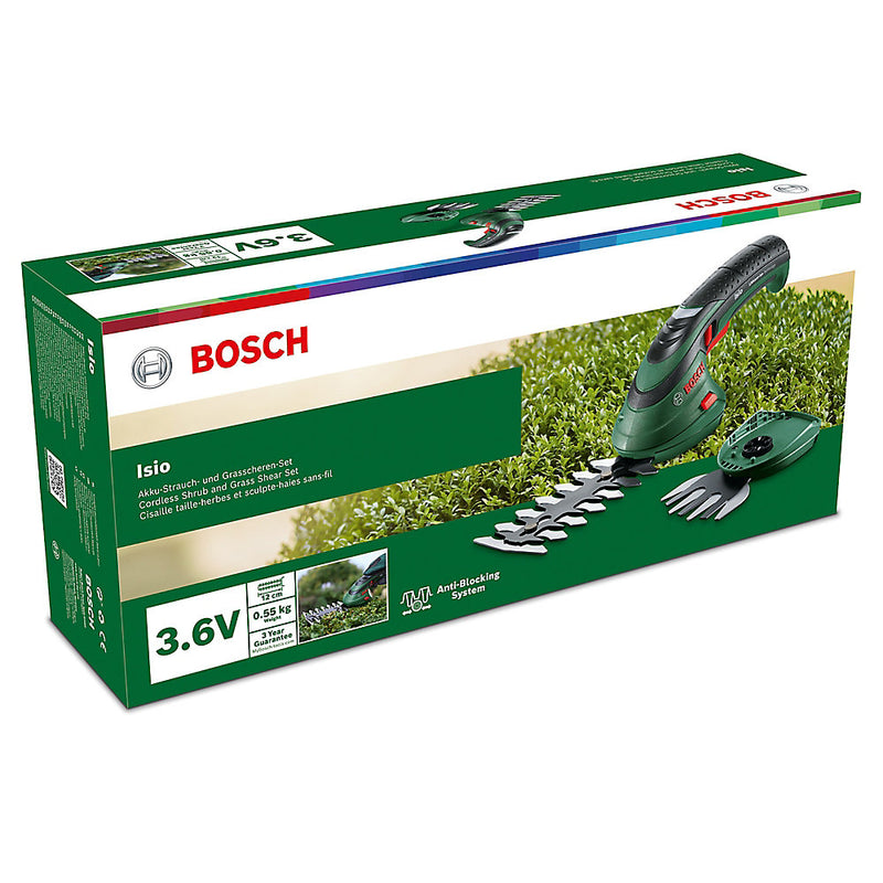 Bosch ISIO 3 Cordless 120mm 3.6V Shrub & grass shear