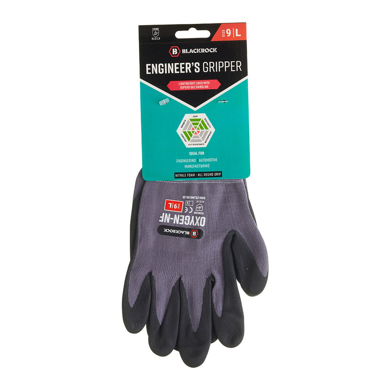Blackrock Engineer's Gripper Gloves Pair (carded) - size 9/L