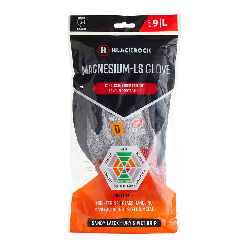 Blackrock Magnesium-LS Cut Resistant Gloves Pair - size 9/L