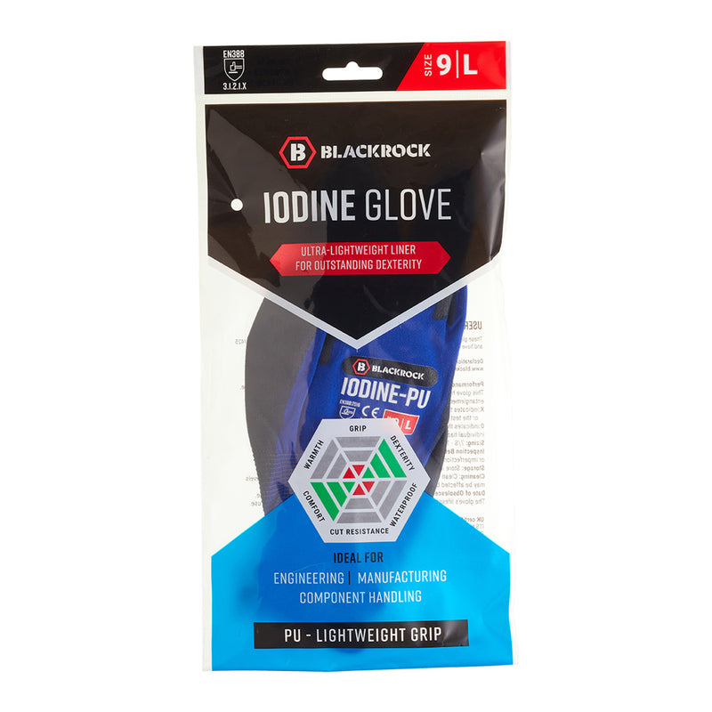 Blackrock Iodine-PU Gloves Pair - size 11/2XL