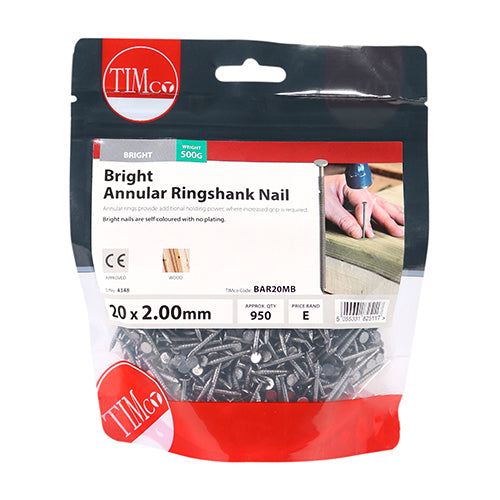 TIMCO Annular Ringshank Nails Bright