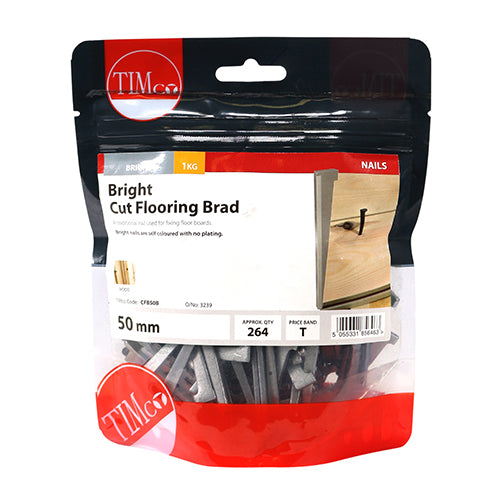 TIMCO Cut Flooring Brads Bright — 1kg Bag