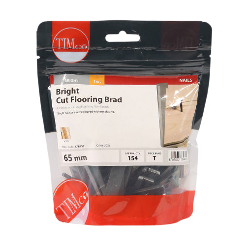 TIMCO Cut Flooring Brads Bright — 1kg Bag