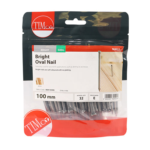 TIMCO Oval Nails Bright — Small Bag