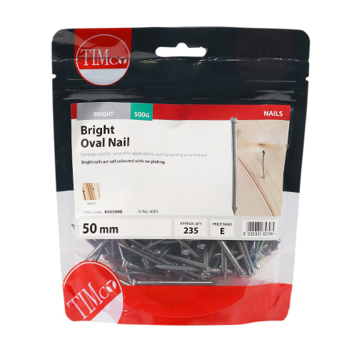 TIMCO Oval Nails Bright - 100mm