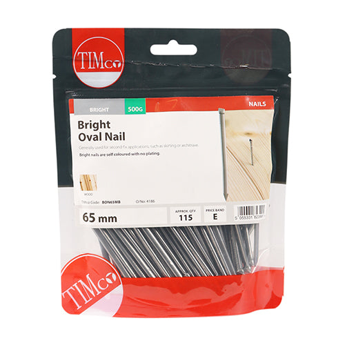 TIMCO Oval Nails Bright - 100mm