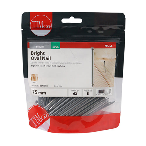 TIMCO Oval Nails Bright — Small Bag