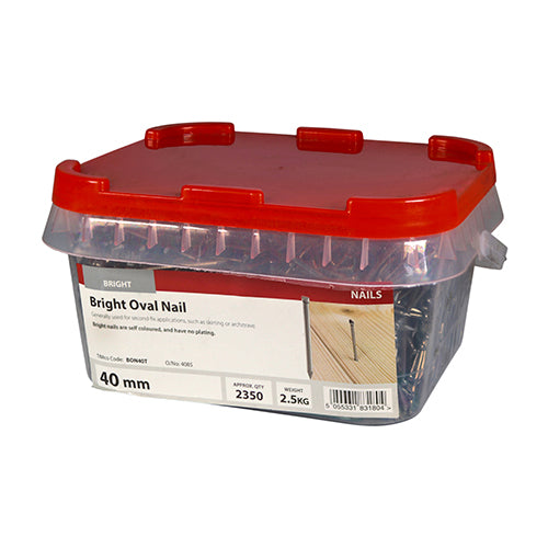 TIMCO Oval Nails Bright - 100mm