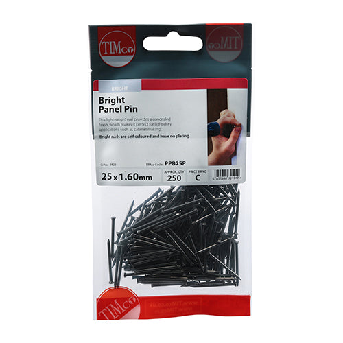 TIMCO Panel Pins Bright