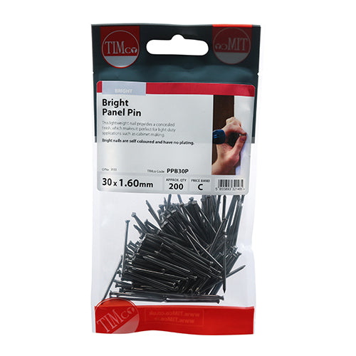 TIMCO Panel Pins Bright — Trade Pack