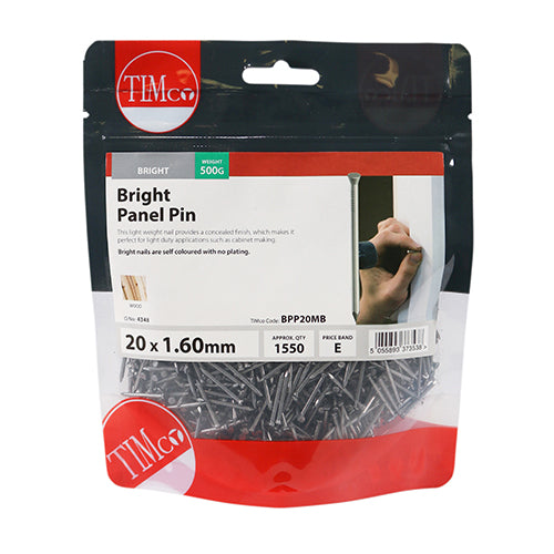 TIMCO Panel Pins Bright — Small Bag