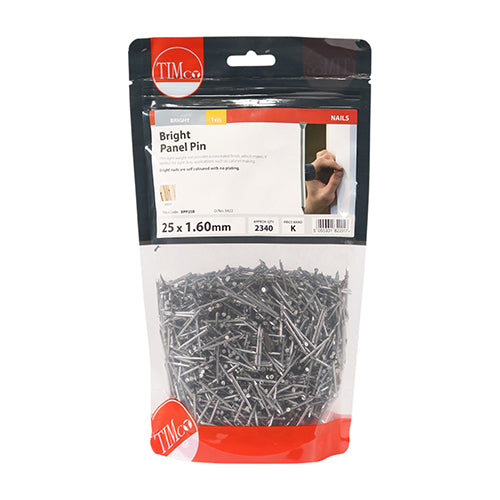 TIMCO Panel Pins Bright