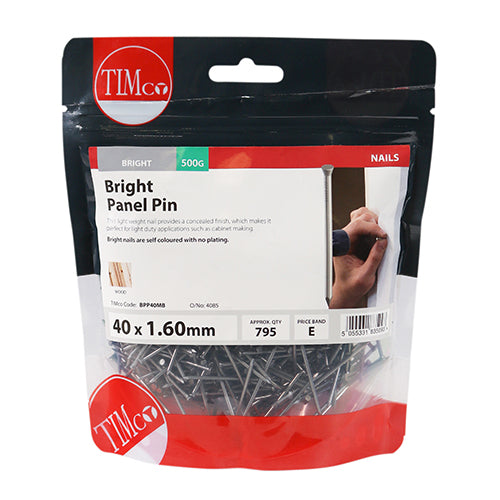 TIMCO Panel Pins Bright — Small Bag
