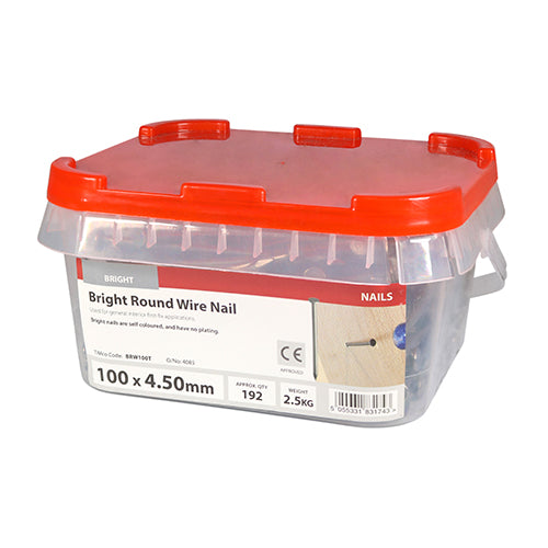 TIMCO Round Wire Nails Bright