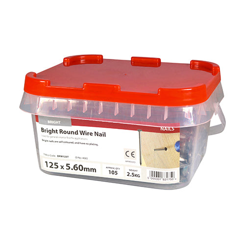 TIMCO Round Wire Nails Bright