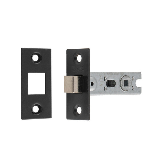 64Mm Bolt-Through Tubular Deadbolt - 5Mm Follower - Square - Retail Pack - Matt Black