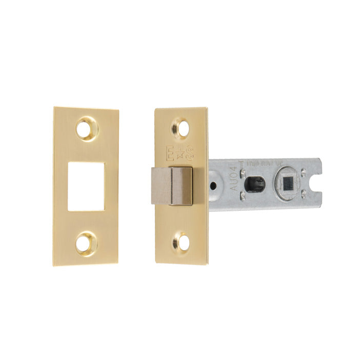 64Mm Bolt-Through Tubular Deadbolt - 5Mm Follower - Square - Satin Brass