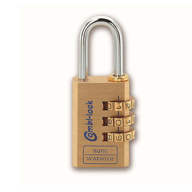 Burg Wachter Sterling Combination Padlock 30mm