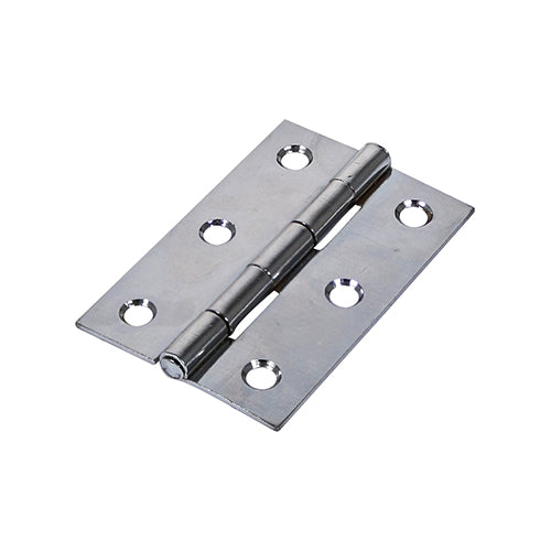 TIMCO Butt Hinges Fixed Pin (1838) Steel Self Colour