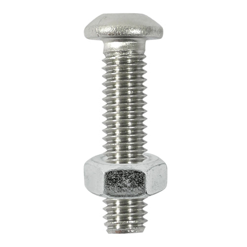 TIMCO Button Socket Screws ISO7380 A2 Stainless Steel