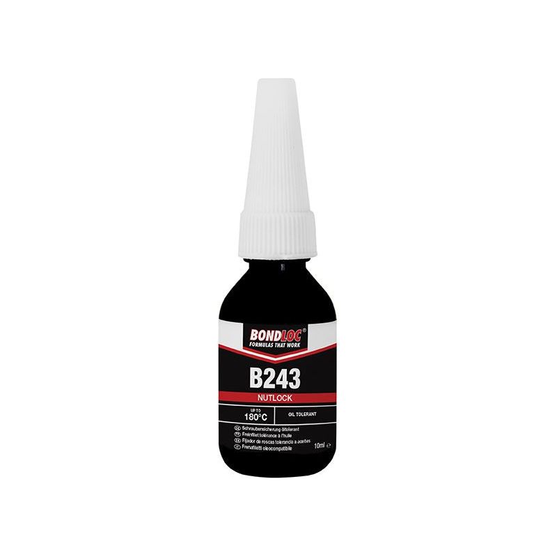 Bondloc B243 Nutlock Medium Strength Threadlocker 10ml Bondloc - RockBottom Northampton