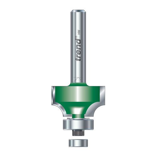 Trend C075AX1/4TC Rounding Over Router Bit 6mm Radius