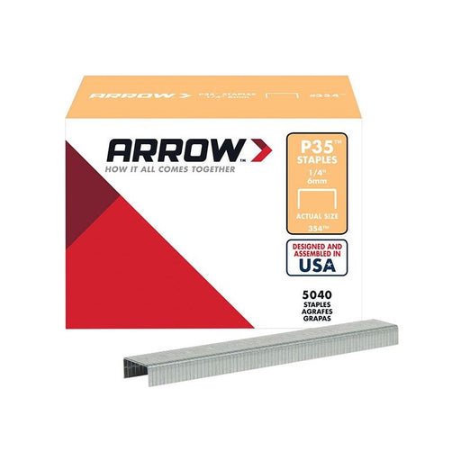 Arrow P35 Staples 6mm (1/4in) (Box 5040) Arrow - RockBottom Northampton 