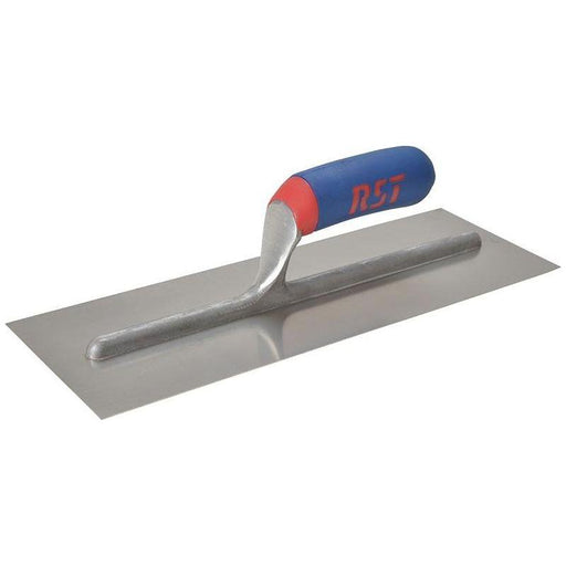 R.S.T. Plasterer's Finishing Trowel Stainless Steel Soft Touch Handle 16 x 4in R.S.T. - RockBottom Nothampton
