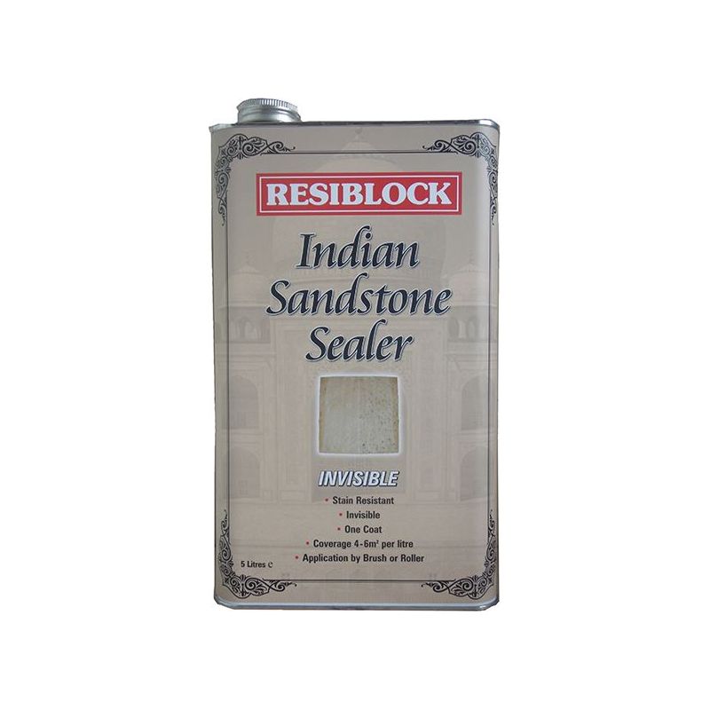 Everbuild Sika Resiblock Indian Sandstone Sealers Invisible 5 litre Everbuild Sika - RockBottom Northamptin