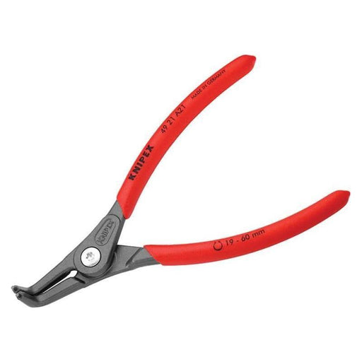 Knipex Precision Circlip Pliers External 90° Bent Tip 19-60mm A21 Knipex - RockBottom Northampton