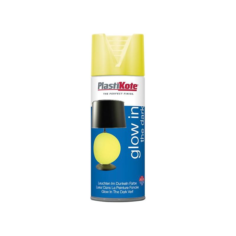 Plastikote Glow in the Dark Spray Paint 400ml PlastiKote - RockBottom Nothampton