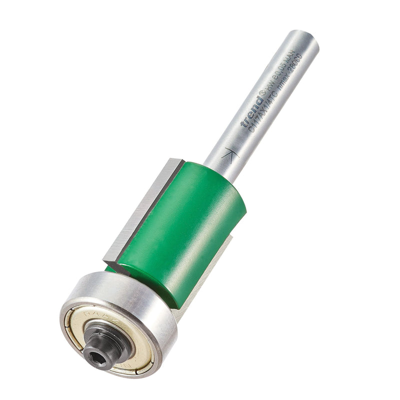 Trend C117AX1/4TC Guided Trimmer 19.1mm Diameter