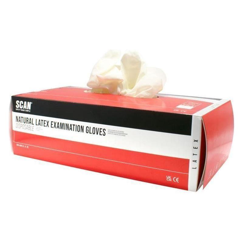 Scan Latex Gloves - XL (Box 100) Scan - RockBottom Nothampton
