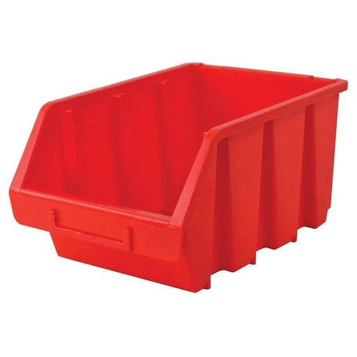 Faithfull Interlocking Storage Bin Size 3 Red 170 x 240 x 126mm Faithfull - RockBottom Northampton