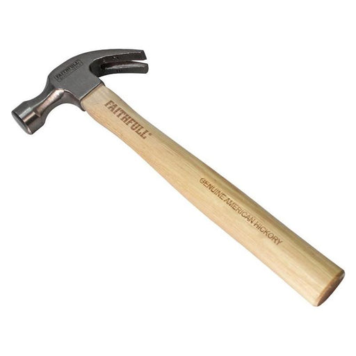 Faithfull Claw Hammer Hickory Shaft 567g (20oz) Faithfull - RockBottom Northampton