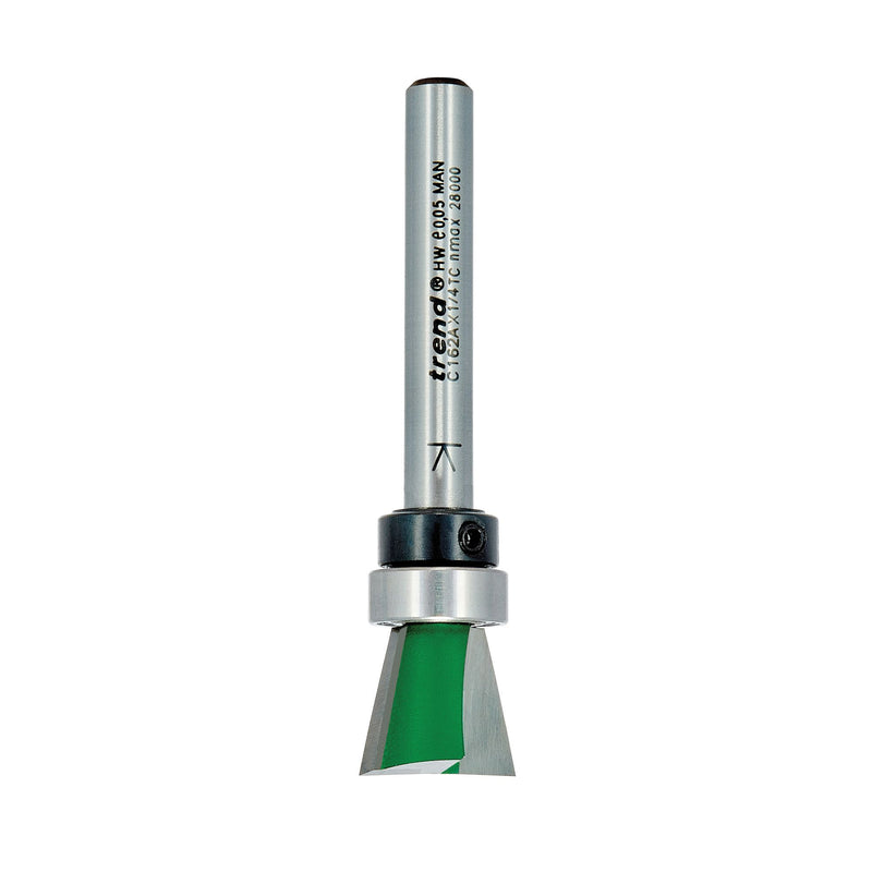 Trend C162AX1/4TC Dovetail Router Bit 15mm