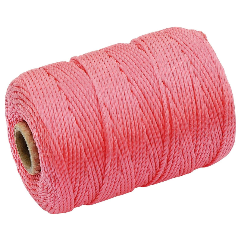 Draper Polypropylene Brick Line, 100m, Pink Draper - Town Tools