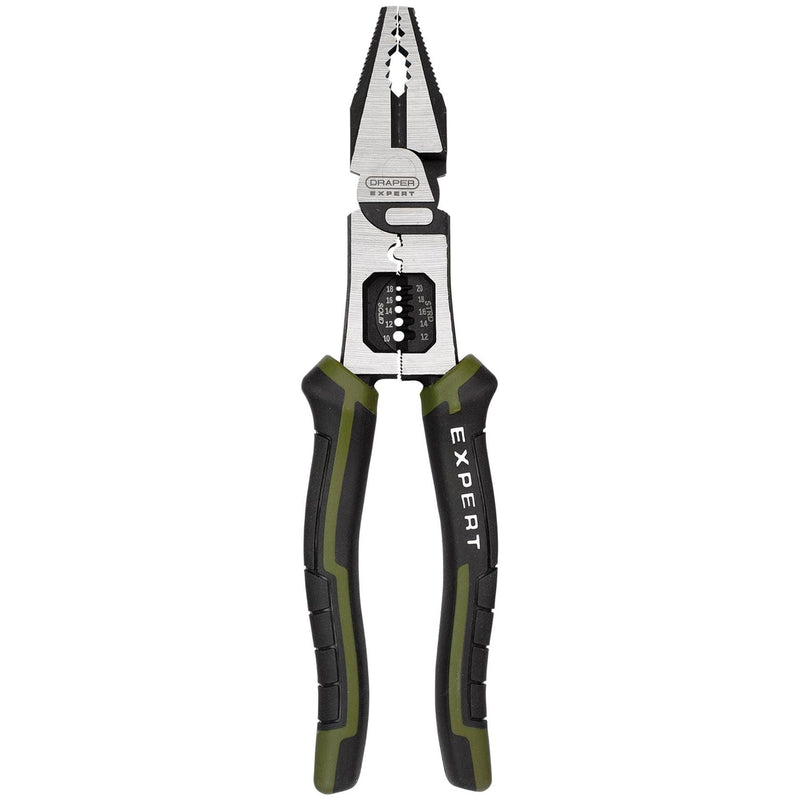 Draper Draper Expert Combination Pliers with Wire Stripper, 200mm Draper - Town Tools