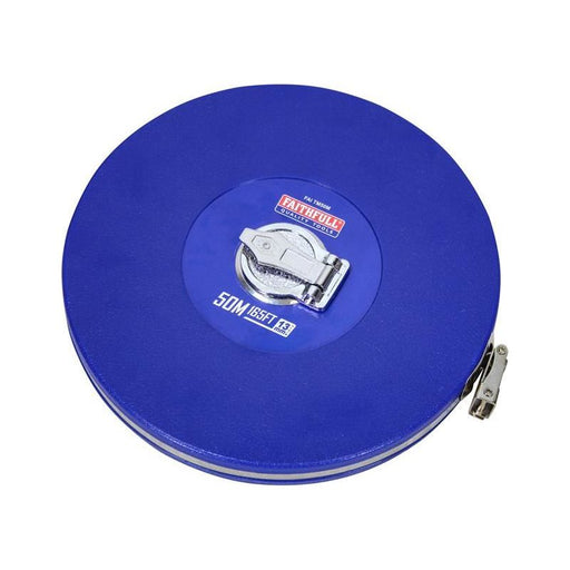 Faithfull Rounded Long Tape 50m/165ft (Width 13mm) Faithfull - RockBottom Northampton