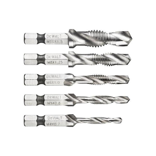 Dewalt Power Tools DT50060 Impact Ready Drill Tap Set, 5 Piece DeWALT Power Tools - RockBottom Northampton