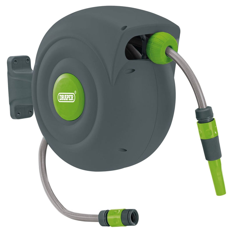 Draper Retractable Garden Hose Reel, 20m 15046 Draper - Town Tools 