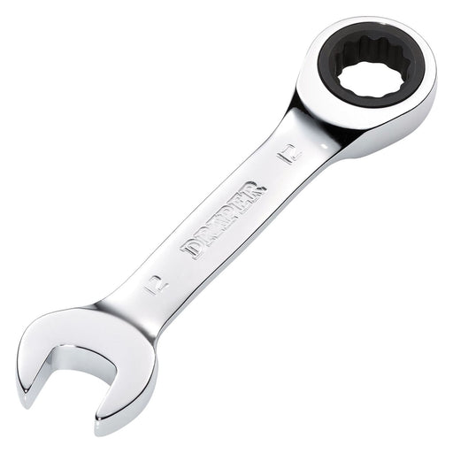 Draper Draper HI-TORQ Metric Stubby Ratchet Combination Spanner, 12mm Draper - Town Tools
