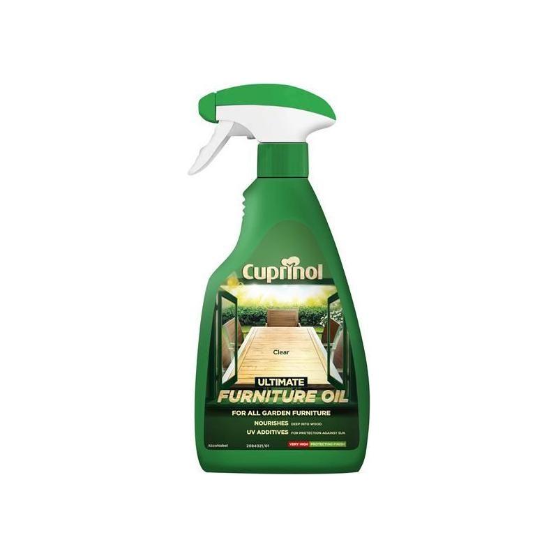 Cuprinol Ultimate Furniture Oil Clear Spray 500ml Cuprinol - RockBottom Northampton