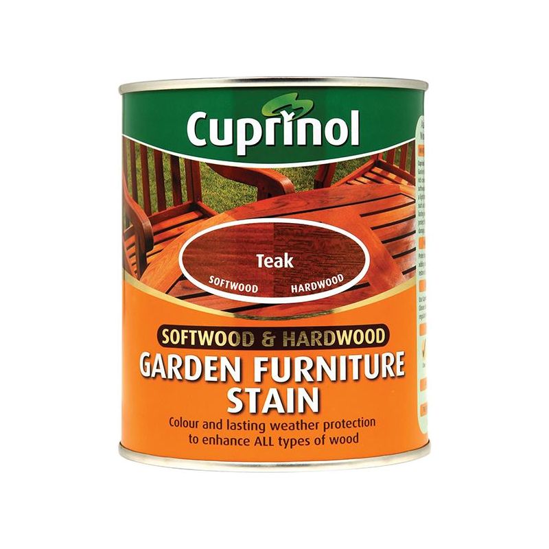 Cuprinol Softwood & Hardwood Garden Furniture Stain Teak 750ml Cuprinol - RockBottom Northampton